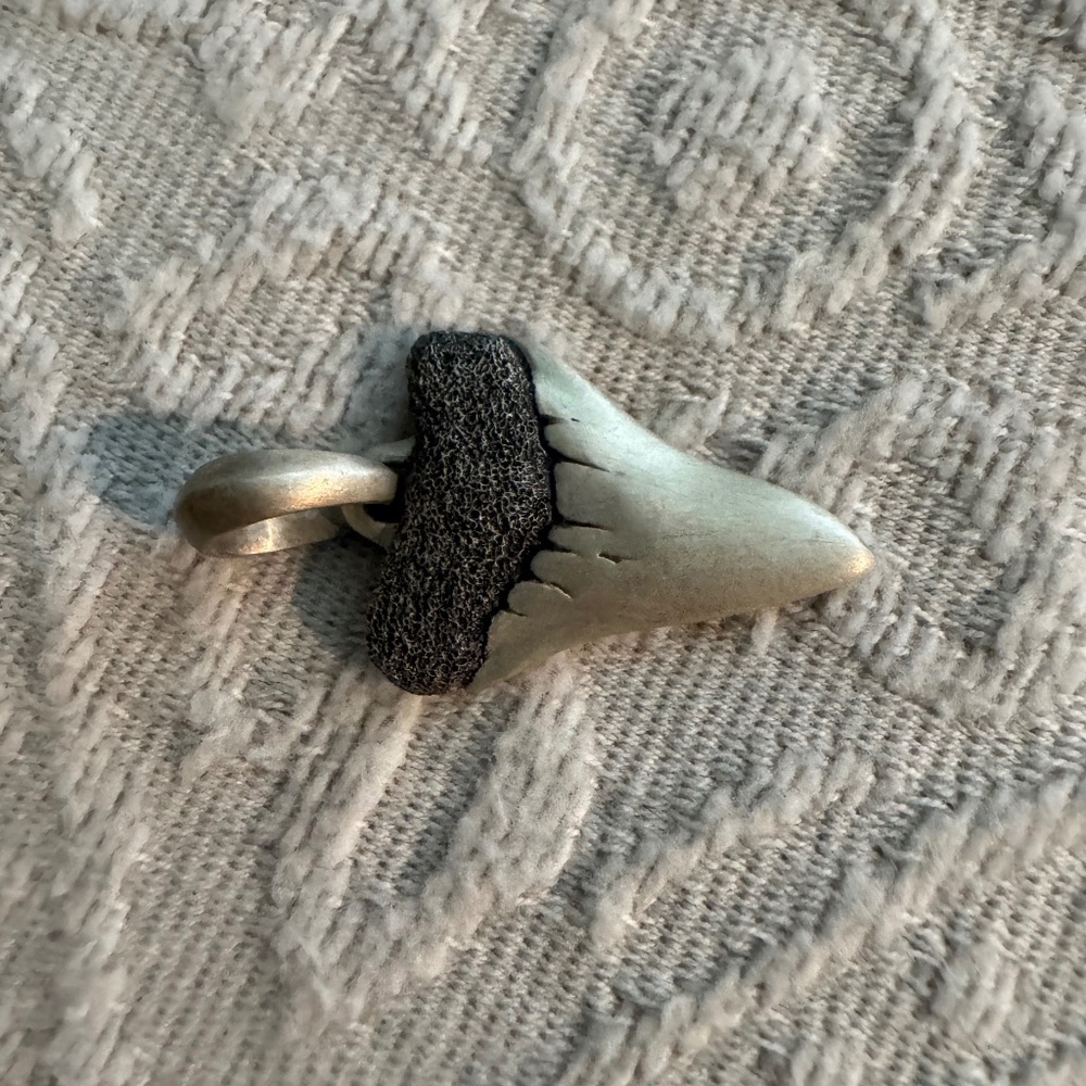 David Yurman Shark tooth Amulet Silver